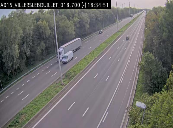 Webcam autoroute Belgique - Villers-le-Bouillet - E42 direction Liège - BK 18.7