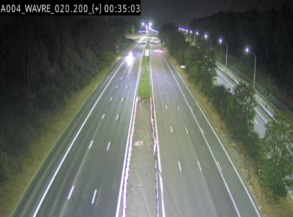 Webcam @ Wavre-sud KP 19.6, A4/E411