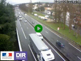 Webcam routière à Le Chambon-Feugerolles sur la RN88 entre Firminy et Saint-Etienne