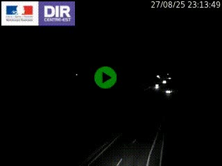 Caméra trafic à Meylan sur la Rocade-Sud de Grenoble en direction d'Aix-en-Provence
