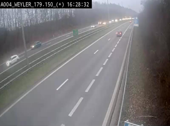 Webcam juste après la sortie 31 Arlon qui permet de rejoindre l'E411 depuis la N82