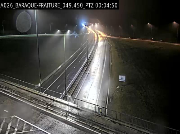 Webcam à la Baraque de Fraiture à la jonction entre l'E25 et la N89 à hauteur de Vielsalm