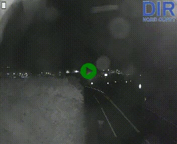 Webcam au début de l'A84 sur le périphérique Ouest de Caen (N814) à hauteur de la sortie 9, Porte de Bretagne