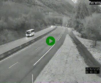 Webcam Ax-les-Thermes sur N20, en direction d'Andorre