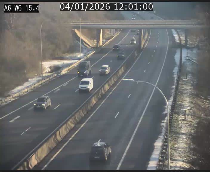 Traffic live webcam Luxembourg Capellen - A6 - BK 15.4 - direction Luxembourg/France/Allemagne