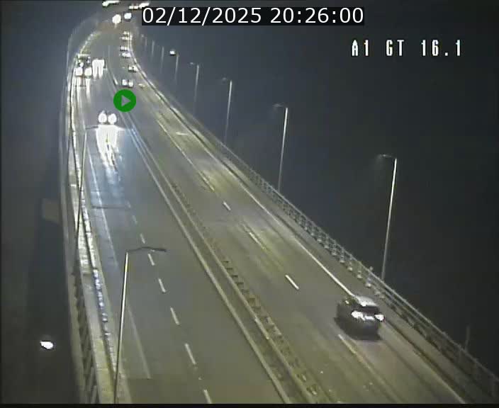 Traffic live webcam Luxembourg Niederanven - A1 direction Allemagne - BK 16.1