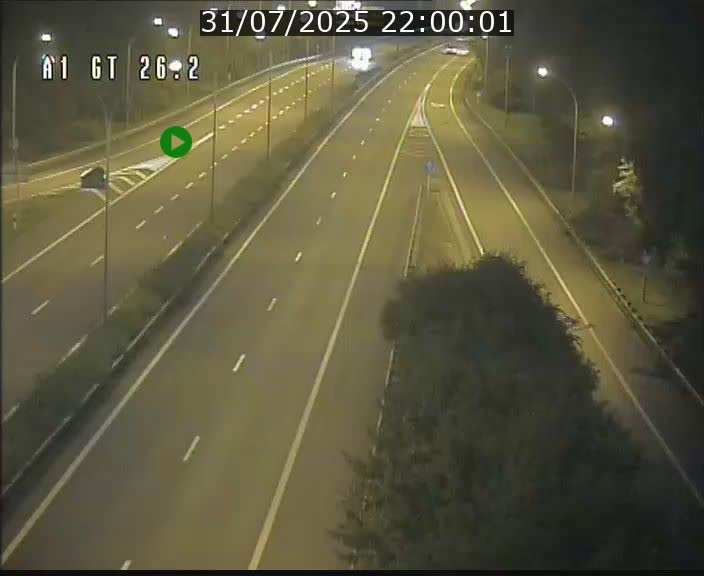 Traffic live webcam Luxembourg Grevenmacher - A1 direction Allemagne - BK 26.2