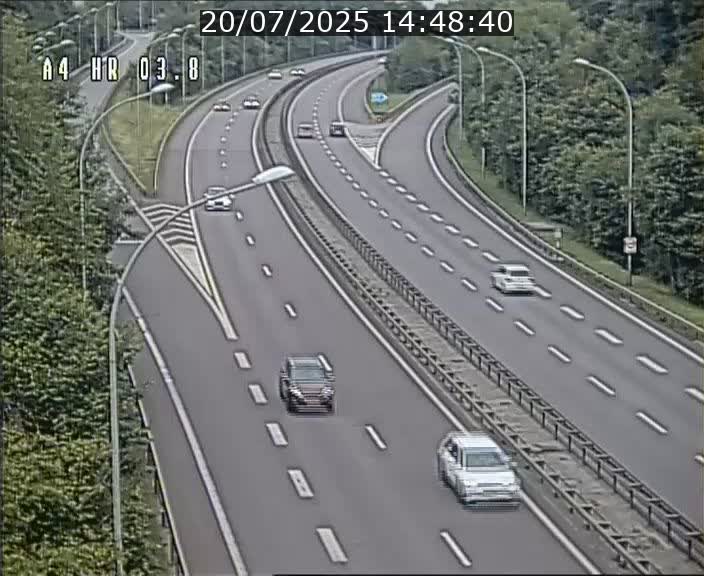 Webcam traffic A4 Luxembourg - BK 3.8 - Leudelange (direction Esch sur Alzette)