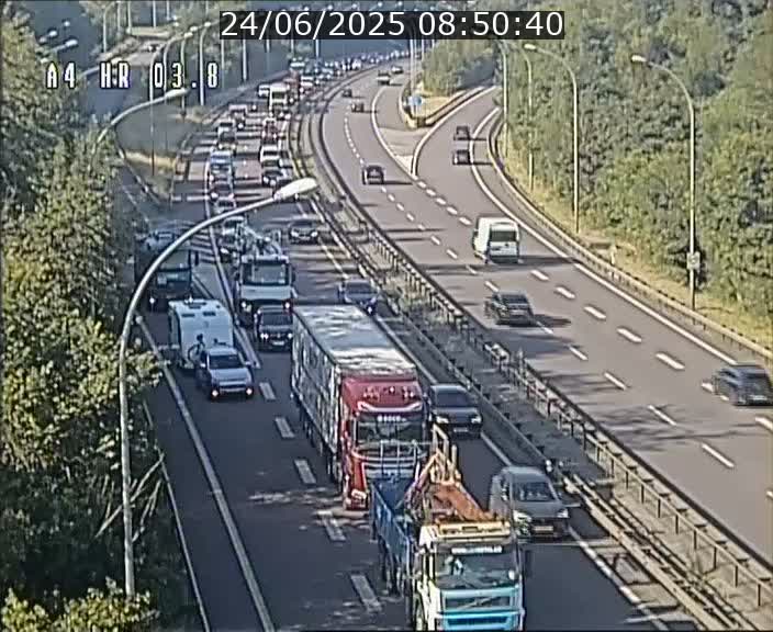 Webcam traffic A4 Luxembourg - BK 3.8 - Leudelange (direction Esch sur Alzette)