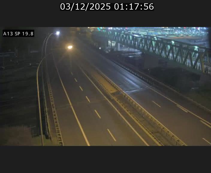 Traffic live webcam Luxembourg Croix de Bettembourg - A13 direction Esch-sur-Alzette - BK 19.8