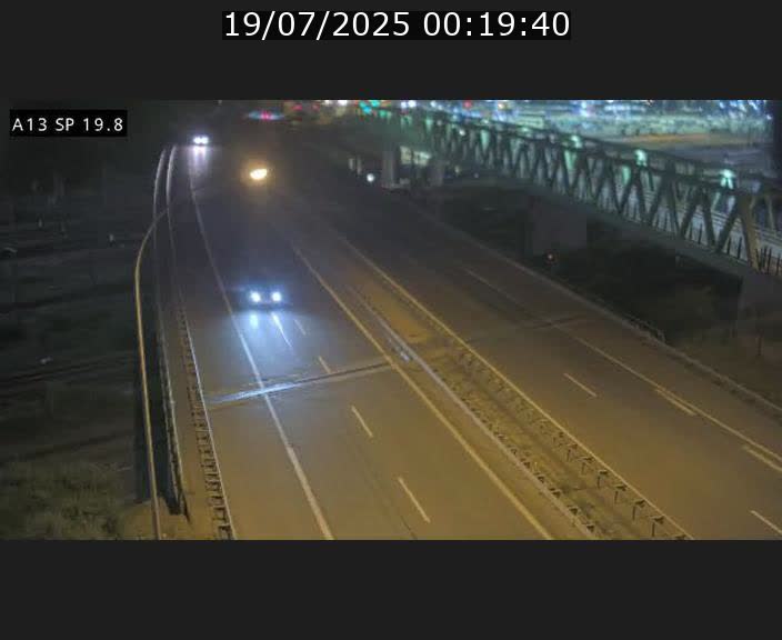 Traffic live webcam Luxembourg Croix de Bettembourg - A13 direction Esch-sur-Alzette - BK 19.8