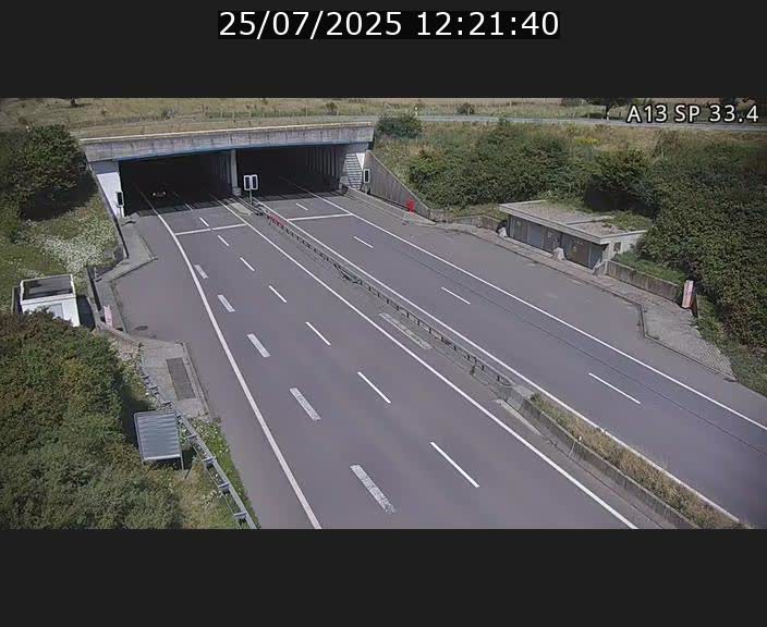 Webcam trafic sur A13 à hauteur d'Altwies en direction de Mondorf-les-bains et en provenance de l'Allemagne
