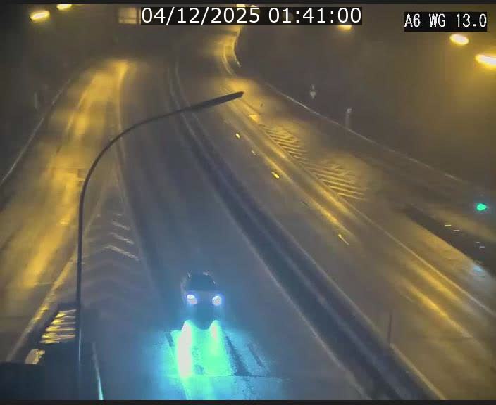 Traffic live webcam Luxembourg Mamer - A6 - BK 13 - direction Luxembourg/France/Allemagne