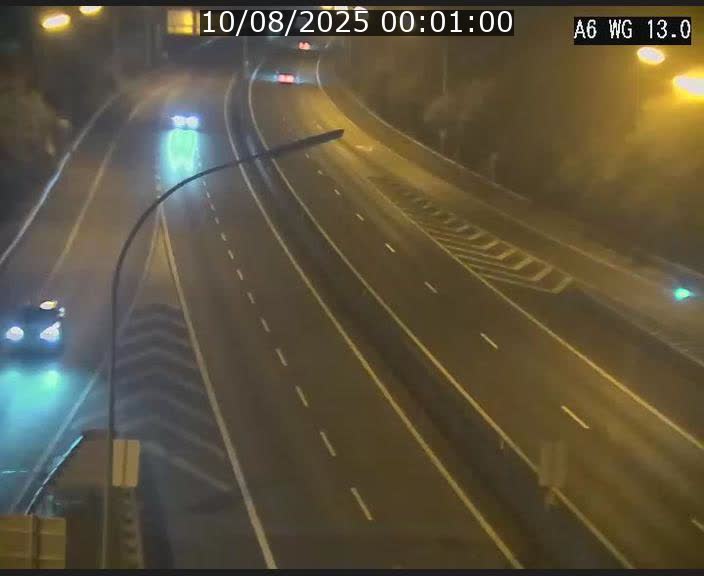 Traffic live webcam Luxembourg Mamer - A6 - BK 13 - direction Luxembourg/France/Allemagne