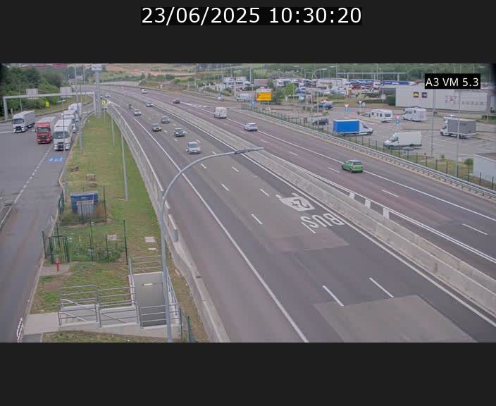 Traffic live webcam Luxembourg Aire de Berchem - A3 - BK 5 - direction France