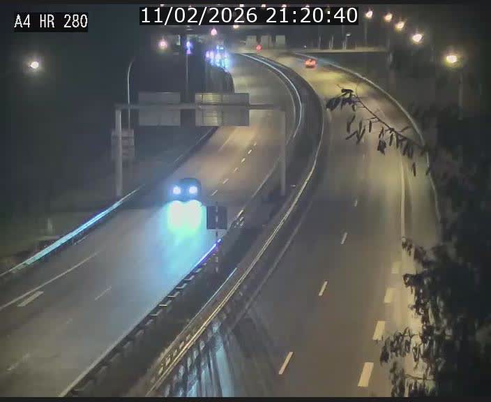 Webcam traffic A4 Luxembourg - BK 0.2 - P+R Bouillon (direction Luxembourg)