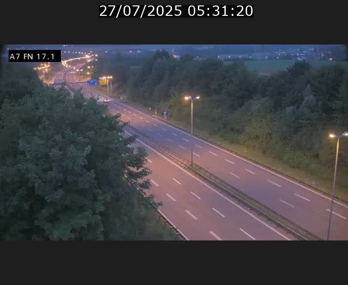Caméra trafic Luxembourg - A7, Merscherbierg direction Mersch