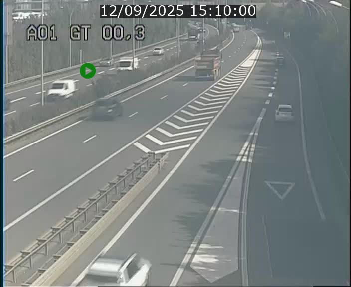 Traffic live webcam Luxembourg Croix de Gasperich - A1 direction Kirchberg - BK 0.3