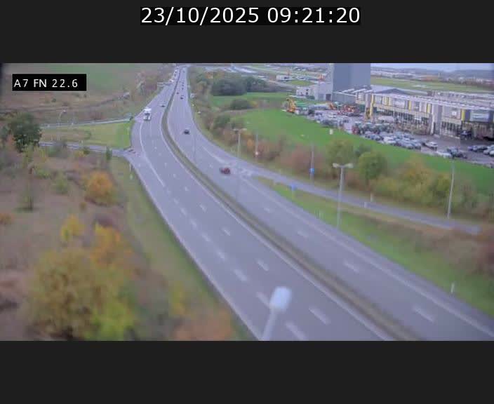 Caméra trafic Luxembourg - A7, Colmar-berg direction Mersch