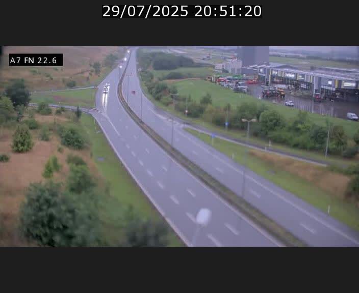 Caméra trafic Luxembourg - A7, Colmar-berg direction Mersch