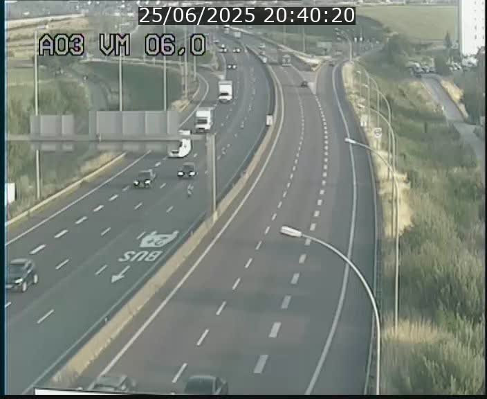 Traffic live webcam Luxembourg Aire de Berchem - A3 - BK 6 - direction France
