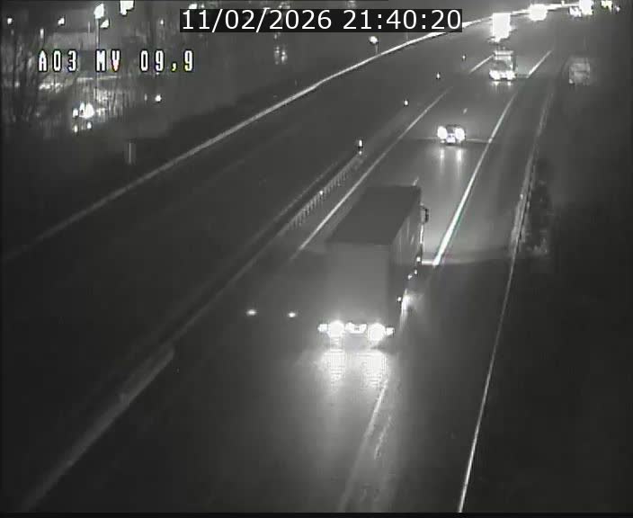 Webcam Autoroute à la Croix de Bettembourg - A3 - BK 9.9 - direction Luxembourg-Ville