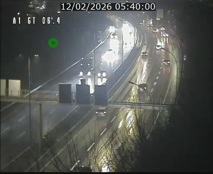 Traffic live webcam Luxembourg Hamm - A1 direction Sandweiler - BK 6.4