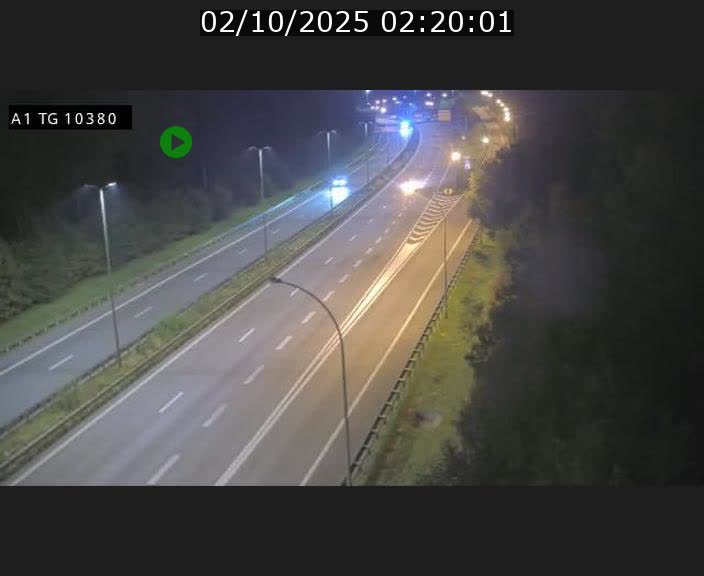 Traffic live webcam Luxembourg Senningerberg - A1 direction Luxembourg Kirchberg - BK 10.3