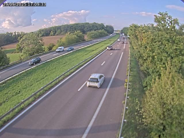 Caméra autoroute France - A31, Fey direction Metz