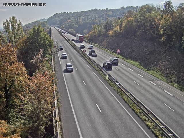Caméra autoroute France - A30, Hayange direction Metz