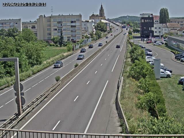 Caméra autoroute France - A31, Thionville direction Metz
