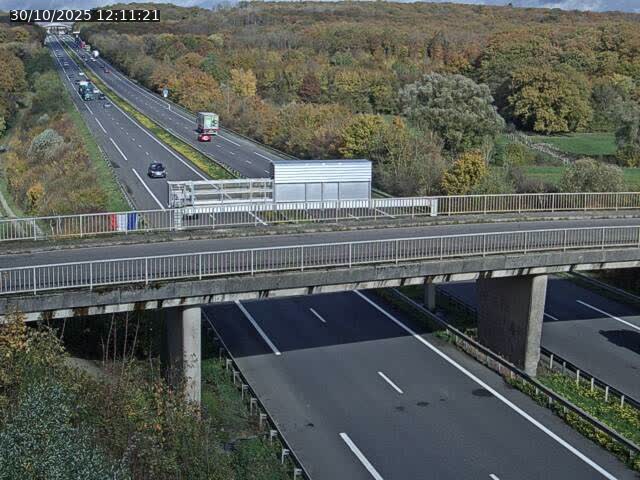 Caméra autoroute France - A31, Zoufftgen direction Luxembourg-ville, à la frontière entre la France et le Luxembourg