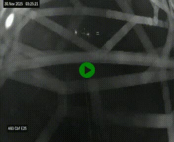 Webcam autoroute A63 en périphérie de Bordeaux au sud-est de la ville, en provenance du bassin d'Arcachon. Vue orientée vers Bordeaux