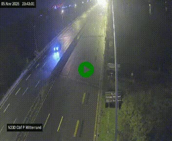 Webcam sur le périphérique de Bordeaux à l'est de la ville. Caméra située sur le Pont Mitterand sur la N230