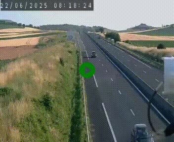 Caméra autoroute A75 à hauteur de Le Crest, en direction de Montpellier