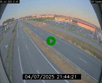 Webcam sur la N165 à hauteur de Caudan, dans le Morbihan.