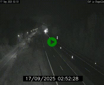 Webcam sur le périphérique de Nantes (N844) à hauteur de Porte de la Chapelle, au nord de la ville