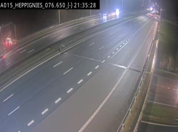 Webcam autoroute Belgique - Heppignies - E42 direction Namur - BK 76.4