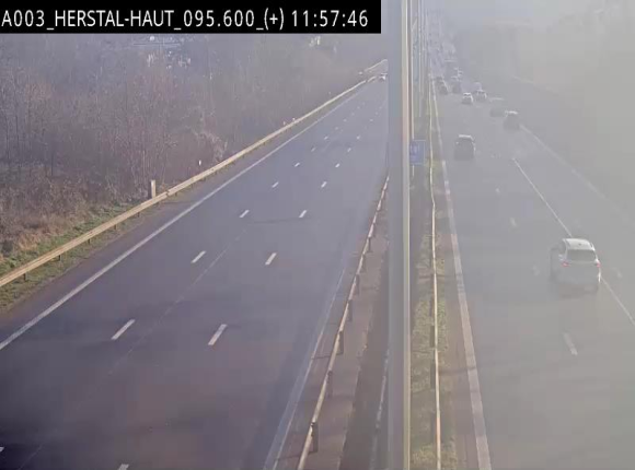 Webcam autoroute Belgique - Herstal - E40 direction Aix-la-Chapelle - BK 97
