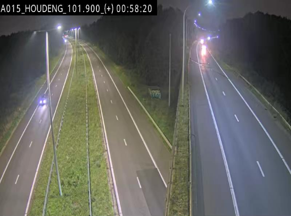 Webcam autoroute Belgique - Houdeng-Goegnies - Jonction E19/E42 direction Tournai/Mons - BK 101.85