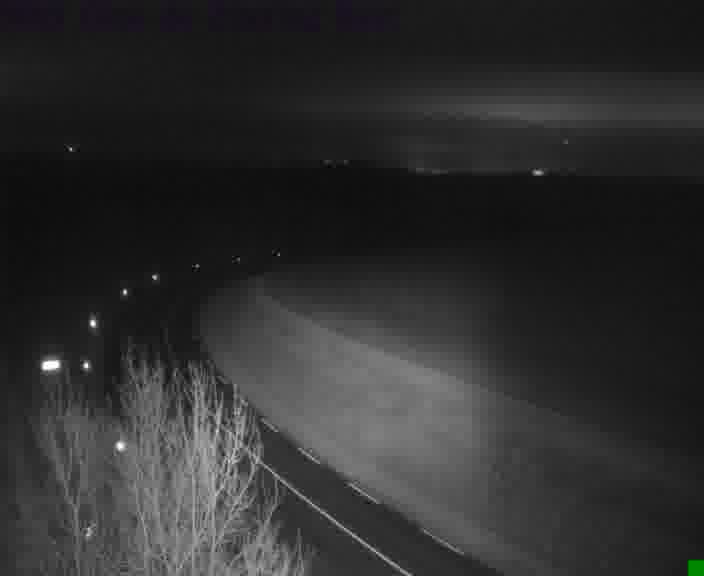 Webcam sur la D603 située en haut de la Côte de Zimming. Vue orientée vers Saint-Avold.