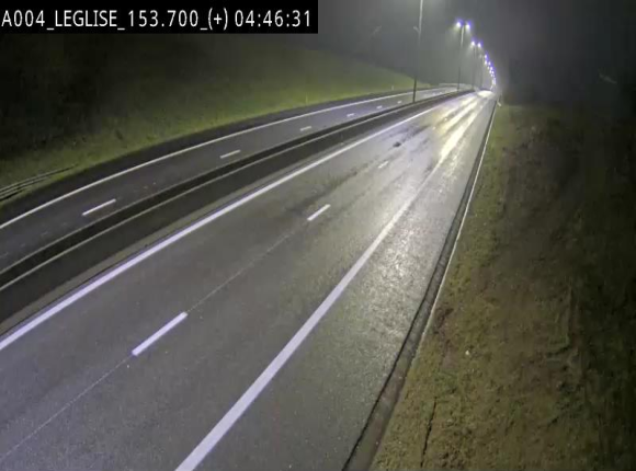 Webcam autoroute E411 à hauteur de Léglise, en direction de Luxembourg