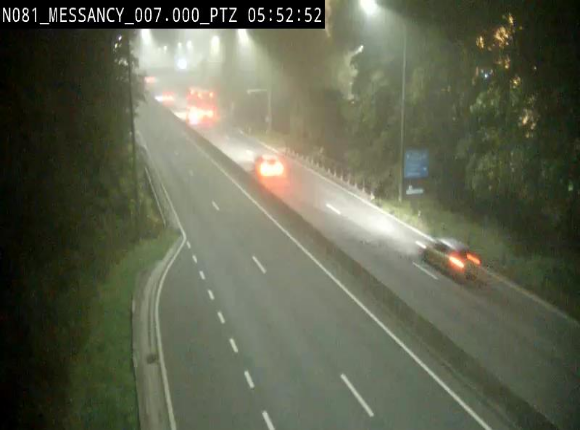 Webcam sur la N81 (E411) à hauteur du Cora Messancy. Vue orientée vers Arlon