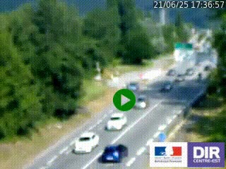 Webcam info trafic à proximité de Vizille sur la N85, au niveau du point de vue du Saut du Moine à Champagnier
