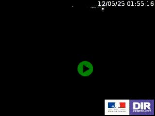 Webcam routière sur la RN7 à hauteur de Toulon-sur-Allier, entre Moulins et Vichy