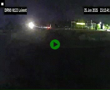 Webcam en périphérie de Chartres sur la N123, à hauteur de Luisant. Vue orientée vers Chartres