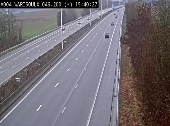 Webcam autoroute Belgique - Warissoulx - E411 - BK 46.2
