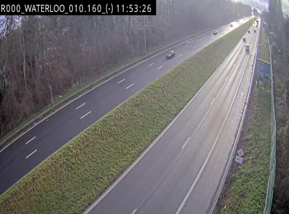 Webcam autoroute Belgique - Waterloo - R0 (ring de Bruxelles) - BK 12.3
