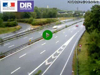 Caméra routière à hauteur de la sortie 15 Chambéry-centre au PK 4,103 en direction d'Albertville