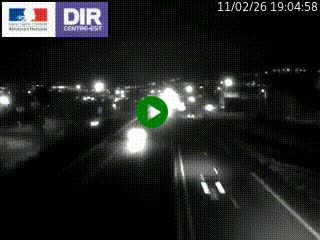 Caméra autoroute à Saint-Etienne (Les Littes) à hauteur du Ikea Saint-Etienne sur l'A72 en direction de Roanne